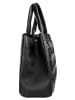 Samantha Look Handtasche echt Leder in schwarz