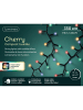 LUMINEO Lichterkette CHERRY Compact Twinkle 350 LED 7,5 m, schwarzes Kabel in BUNT