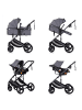 Chipolino Kinderwagen 3 in 1 Amore in grau