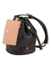 DuDu Filicudi Beuteltasche Leder 14 cm in black