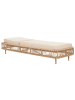 Beliani Gartenliege OSINI in /Beige - (W) 70 x (H) 33 x (L) 190 cm