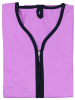 Aquarti Aquarti Damen Bademantel mit Reißverschluss 3/4 Ärmel in violett