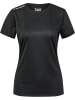 Hummel Shirt "Hmlrun Jersey S/S Woman" in Schwarz