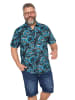 Men Plus Hemd in schwarz