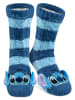 Lilo & Stitch Disney Lilo & Stitch Hüttensocken Haussocken Sherpa Kuschelsocken in blau