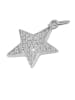 Adeliás Damen Anhänger Stern aus 925 Silber 5,13 cm in silber