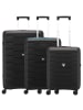 Roncato Skyline 2.0 Neon - 4-Rollen-Trolley-Set 3tlg. (grau) in schwarz