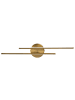 Beliani Spiegel- und Bilderleuchte TOUQUES in Gold/Weiß - (W) 60 x (H) 12 x (L) 3 cm