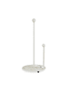 relaxdays Küchenrollenhalter in Weiß - (H)33 cm