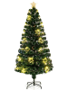 COSTWAY Künstlicher Weihnachtsbaum mit Beleuchtung in Grün