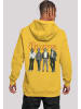 F4NT4STIC Hoodie The Doors Music Band Band Standing in taxi yellow