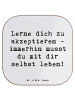 Mr. & Mrs. Panda Untersetzer für Gläser Spruch Selbstakzeptanz L... in Weiß