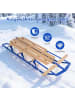 COSTWAY Holzschlitten 137cm ab 5 Jahren in Blau