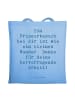 Mr. & Mrs. Panda Schultertasche Spruch Friseur Wunder mit Spruch in Sky Blue