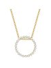 Glanzstücke München Kette aus Sterling Silber mit Zirkonia in gelbgold