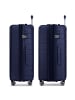 Franky London 4 Rollen Trolley L 74 cm mit Dehnfalte dark blue