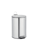 relaxdays Treteimer in Silber - 12 l