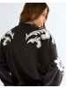 Wrangler Sweatshirt Applique in Faded Black