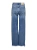 ONLY Jeans mit weitem Bein in Medium Blue Denim