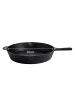 GAUMENKICK Grillpfanne Gusseisen in schwarz - D: 30cm