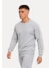 SMILODOX Sweatshirt Brenvaro in Grau Melange