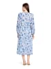 Vera Mont Sommerkleid im Boho Style in Blau/Weiß