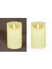 JACK LED Echtwachskerze 12,5cm mit Timer in Elfenbein
