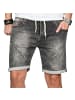 Alessandro Salvarini Jeansshorts Salvarini-Shorts-Multi4 in Grau