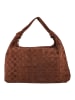 Núnoo Taschen MAXI DANDY BRAIDED SUEDE Cacao