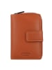 mano Donna Giulia Geldbörse Leder 13 cm in cognac