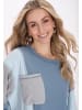 IZIA Women Blouse in Blue Grey