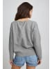 ICHI Strickpullover in grau