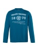 Men Plus Kurzarm T-Shirt in rauchblau
