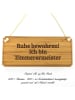 Mr. & Mrs. Panda Schild aus Holz Zimmerermeister mit Spruch in Keine Angabe