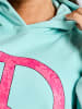 sheego Sweatshirt in royalblau-pink-bedruckt