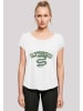 F4NT4STIC T-Shirt Harry Potter Slytherin Sport Wappen in weiß