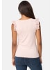 orsay T-Shirt Top uni lace in Peach Whip