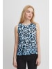 ICHI IHElly loose fit in Little Boy Blue Leo Print