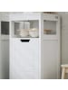 SoBuy Hochschrank in Reinweiß - (W) 35 x (H) 100 x (L) 40 cm