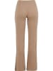 Urban Classics Urban Classics Ladies Rib Pants in beigemelange