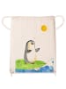 Mr. & Mrs. Panda Gym Bag Pinguin Surfer ohne Spruch in Creme