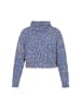 myMo Women Sweater in blue multicolor