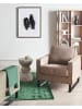 Beliani Sessel VIND in Beige/Schwarz - (W) 79 x (H) 82 x (L) 85 cm