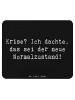 Mr. & Mrs. Panda Maus-Pad Spruch Gelassenheit in Krisen mit Spruch in Schwarz
