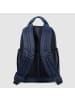 Piquadro Steve Rucksack RFID Schutz 38 cm Laptopfach in blue