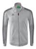 erima Essential Team Tracktop Jacke in hellgrau melange/slate grey