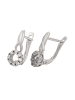 faina Women Drop Earrings in Silver White