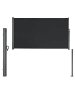 pro.tec Seitenmarkise Mulhacén in Schwarz (H)180cm (L)300cm