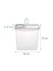 relaxdays 8 x Vorratsdosen in Transparent - 3,7 l