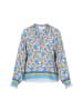 gaya Women Blouse in Blue Multicolor